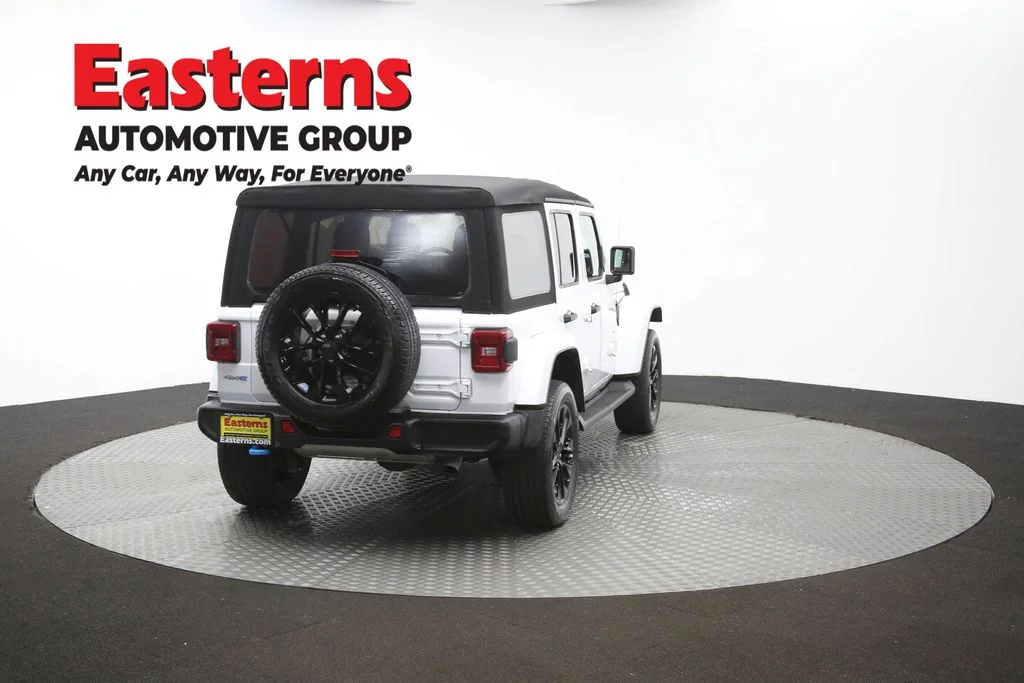 Used 2022 White Jeep Unlimited Sahara 4xe image 40