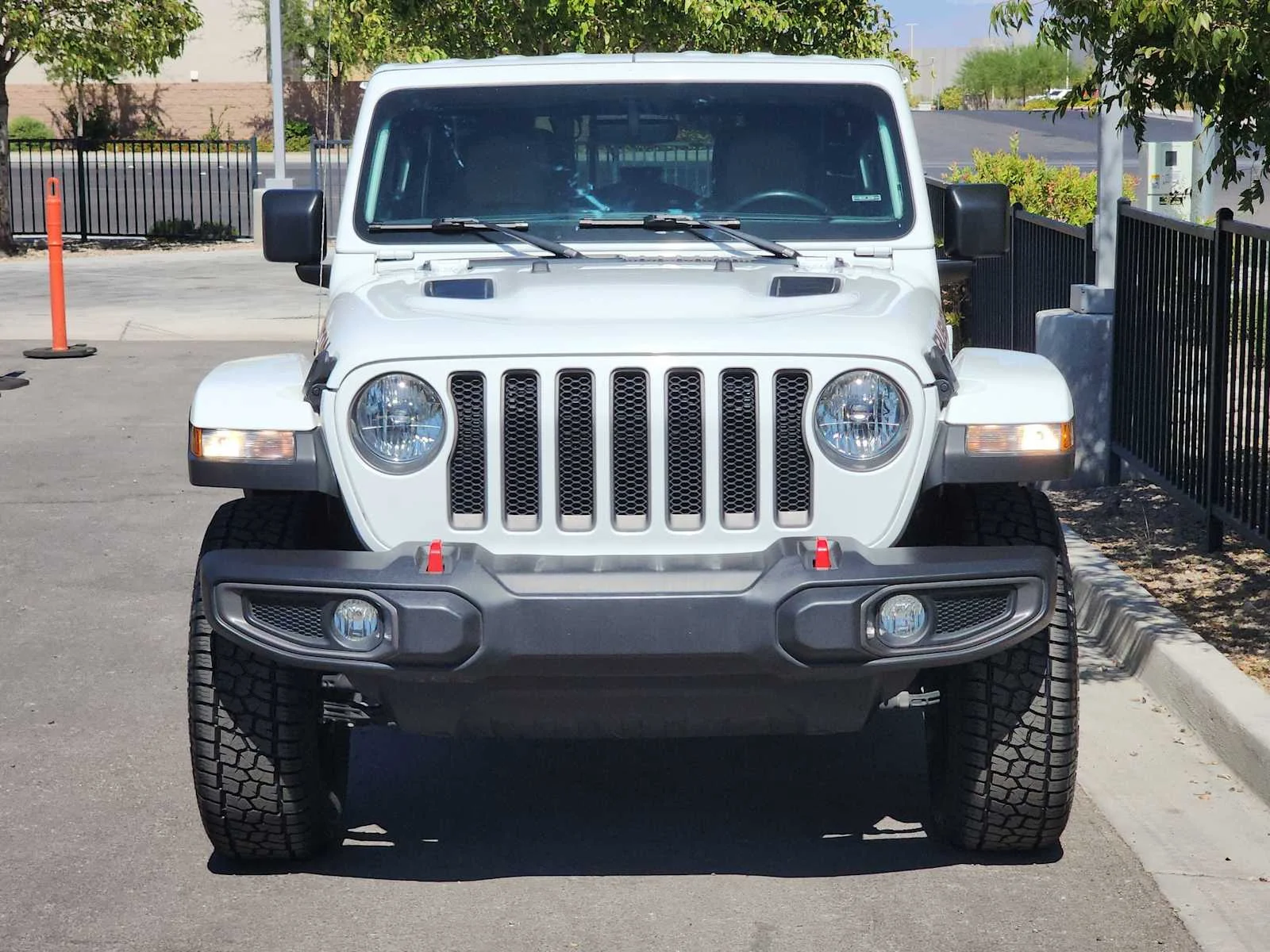 Used 2019 Bright White Clearcoat Jeep Rubicon image 3