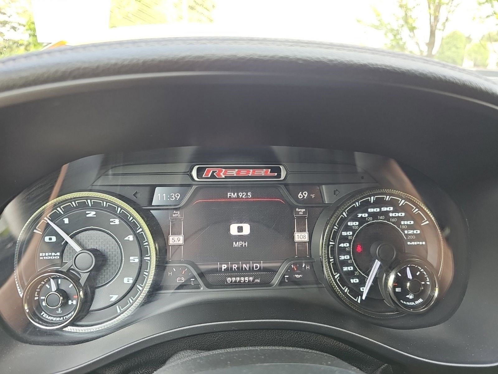 Used 2020 Maximum Steel Metallic Clearcoat Ram Rebel image 24