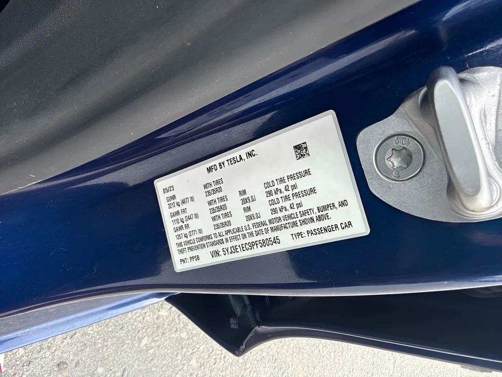 Used 2023 Blue Tesla Performance image 30