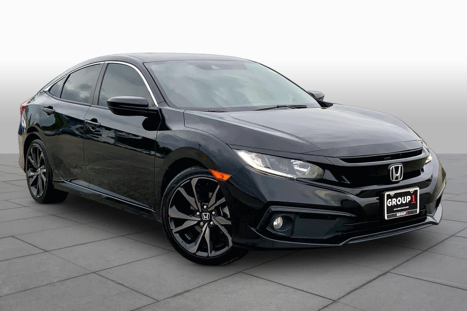 Used 2020 Crystal Black Pearl Honda Sport image 3