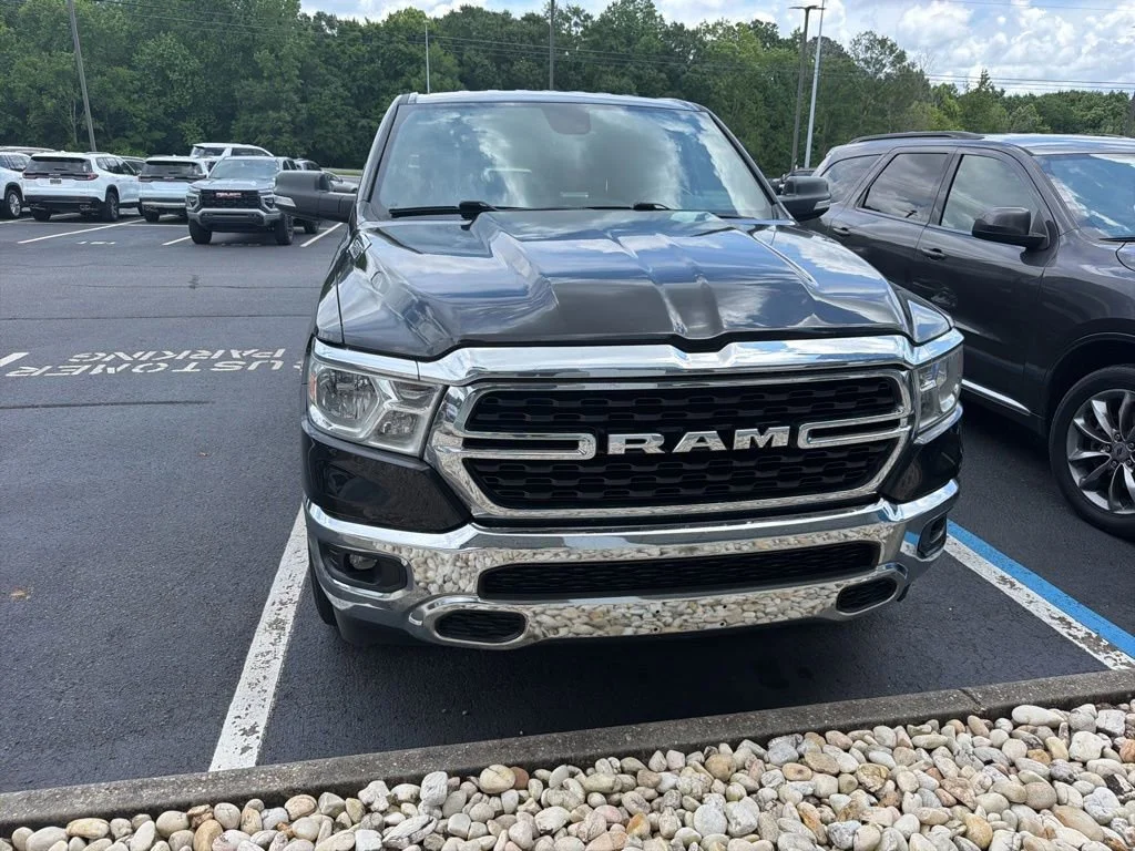 Used 2022 Diamond Black Crystal Pearlcoat Ram Big Horn image 3