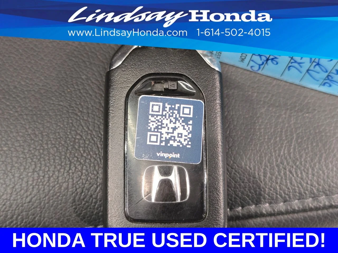 Certified Used 2020 Aegean Blue Metallic Honda EX-L image 23