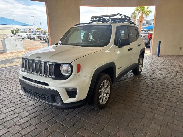 Used 2020 Alpine White Clearcoat Jeep Sport image 1
