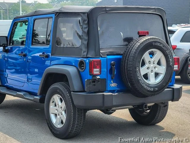 Used 2016 Blue Jeep Unlimited Sport image 6