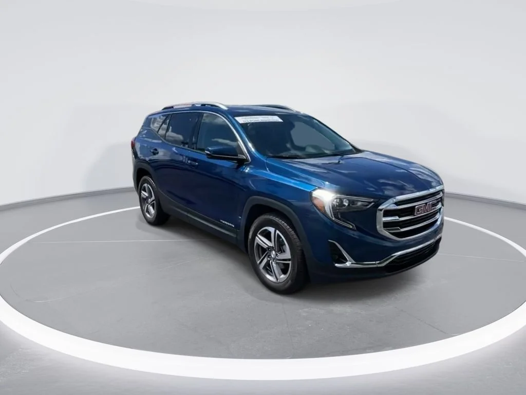 Used 2021 Blue GMC SLT image 2