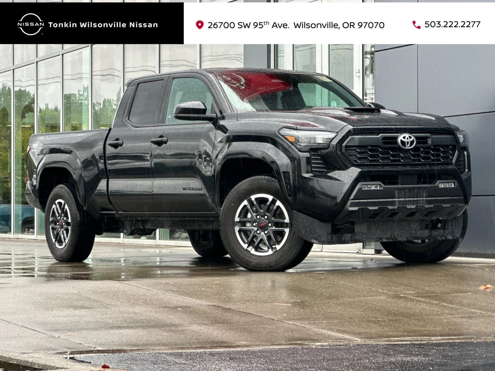Used 2025 Black Toyota TRD Sport image 1