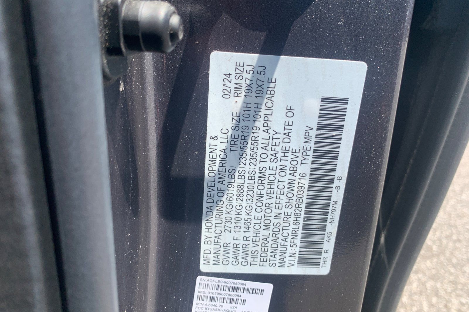 Certified Used 2024 Gray Honda Touring image 37