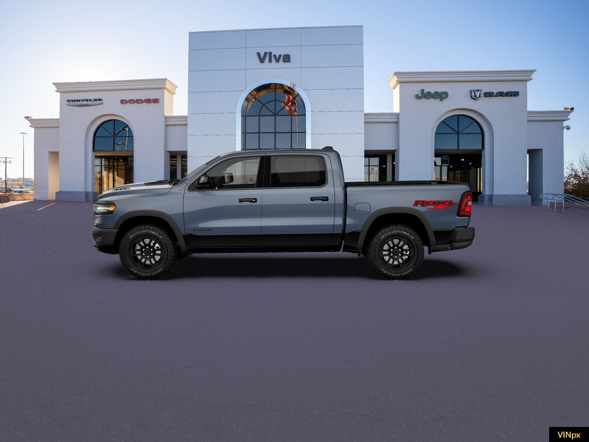 New 2027 Forged Blue Metallic Exterior Paint RAM Rebel image 15