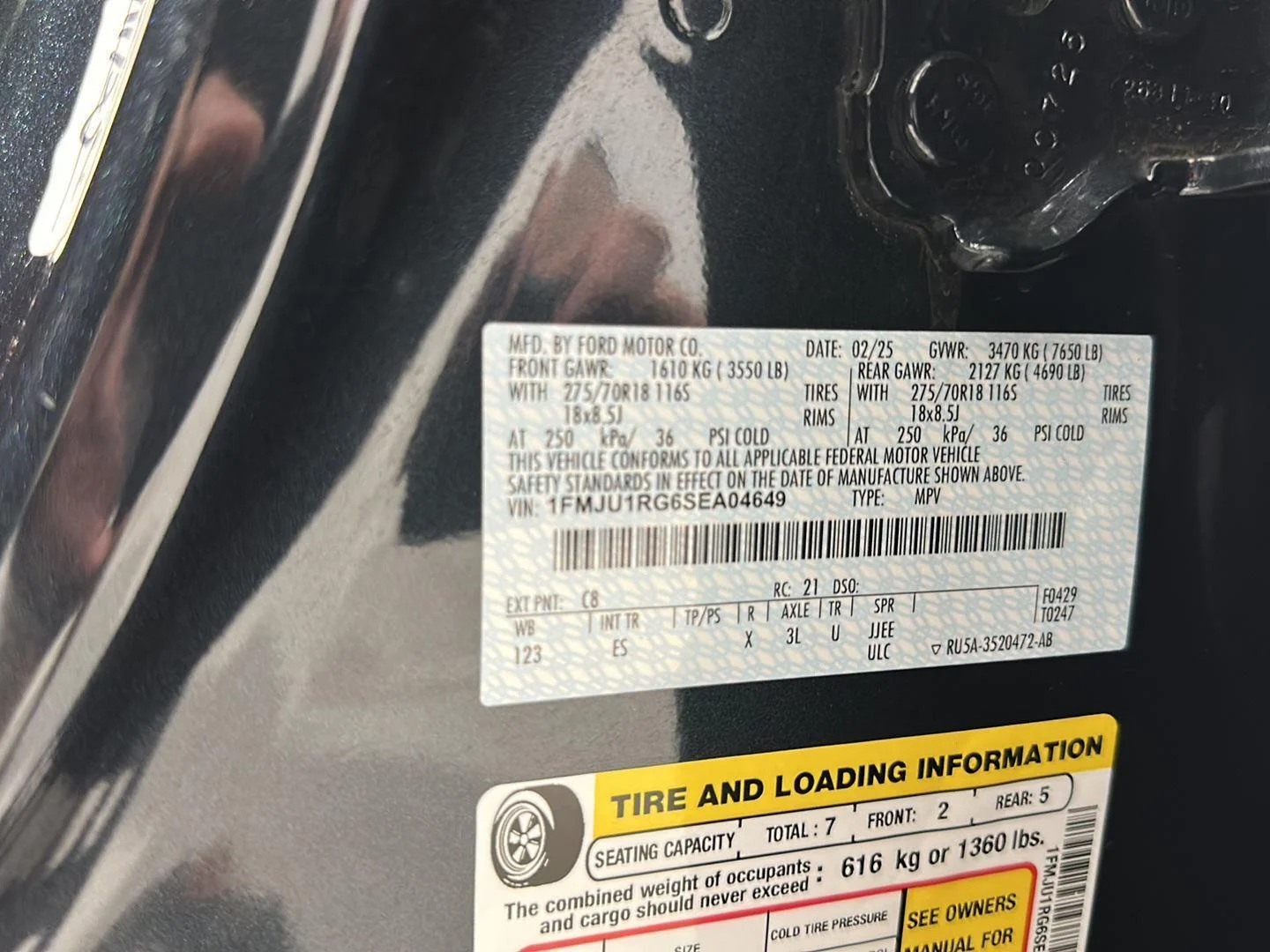 Used 2025 Stone Blue Metallic Ford Tremor image 32