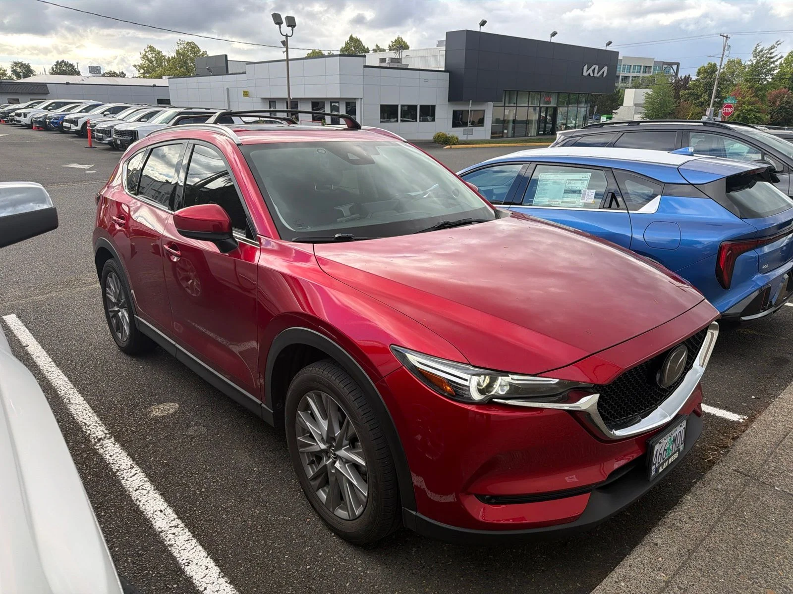Used 2021 Red Mazda Grand Touring image 3