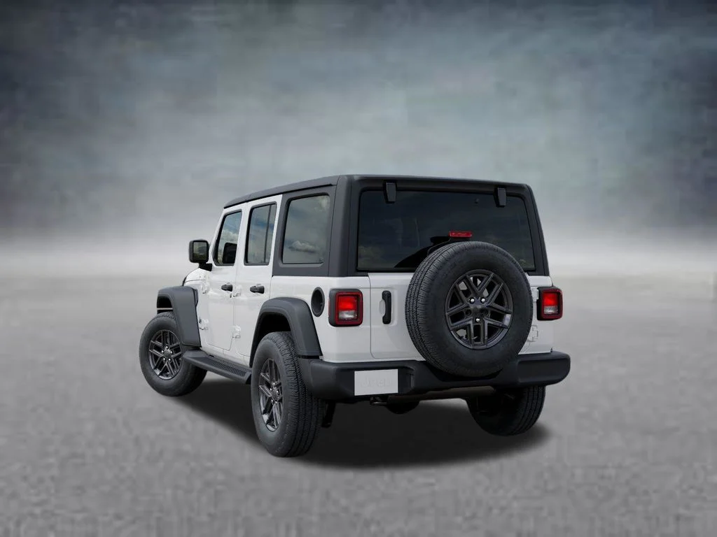 New 2026 Bright White Clear-Coat Exterior Paint Jeep Sport S image 3