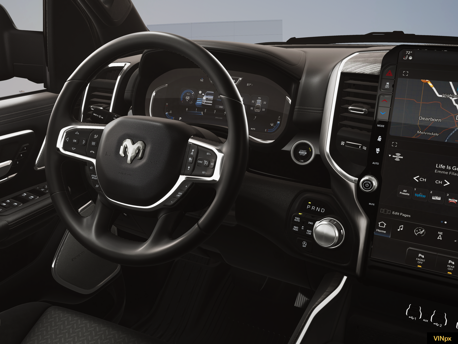 New 2026 Bright White Clear-Coat Exterior Paint RAM Laramie image 33