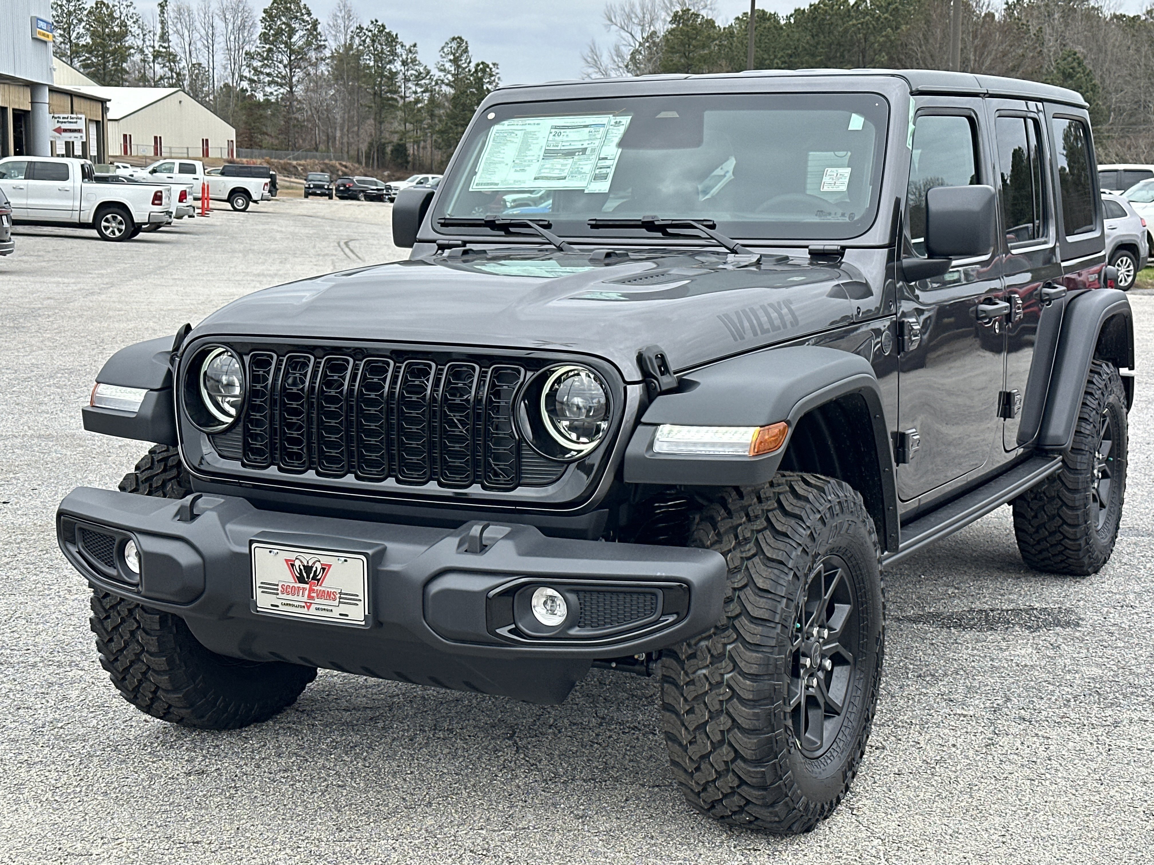 New 2026 Granite Crystal Metallic Clear-Coat Exterior Paint Jeep Willys image 4