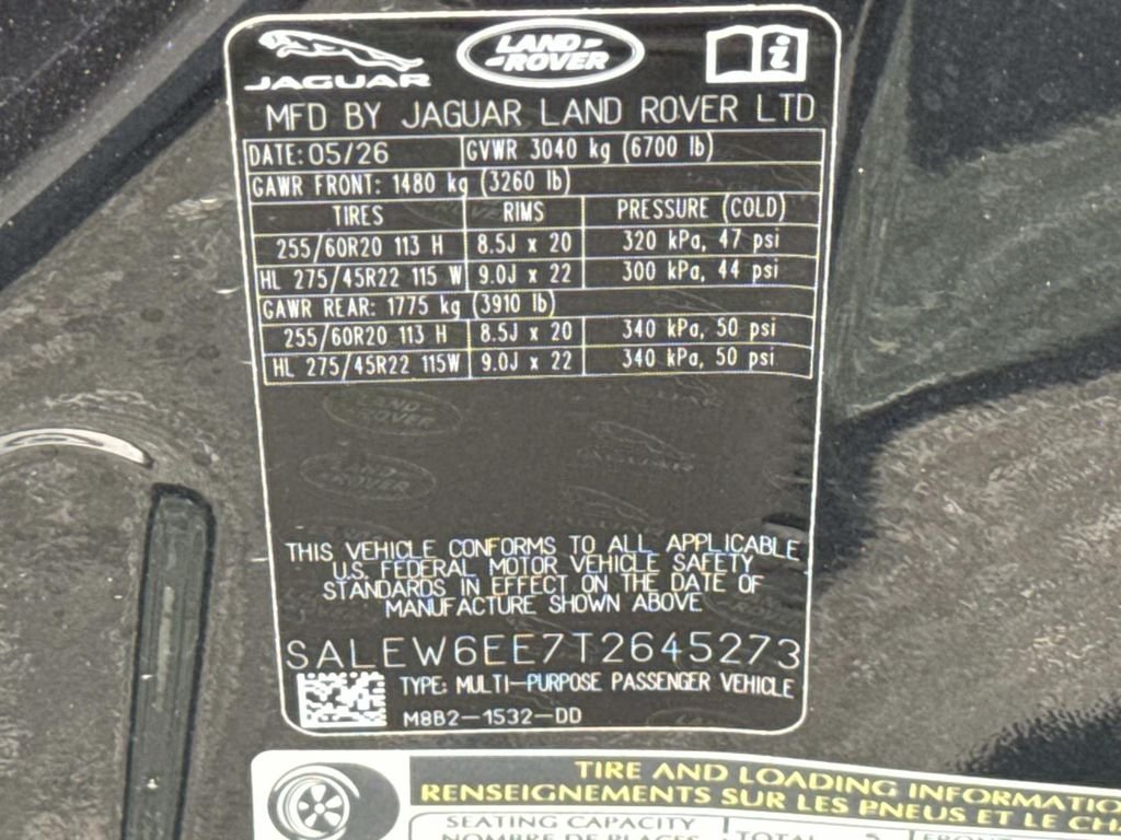 New 2026 Carpathian Grey Land Rover V8 image 30