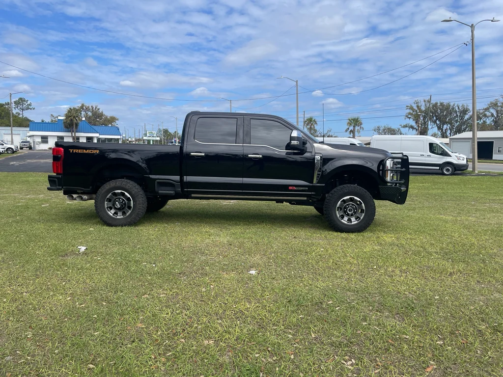 Used 2024 Black Ford Platinum Crew 4x4 H/O w/Tremor pkg image 6