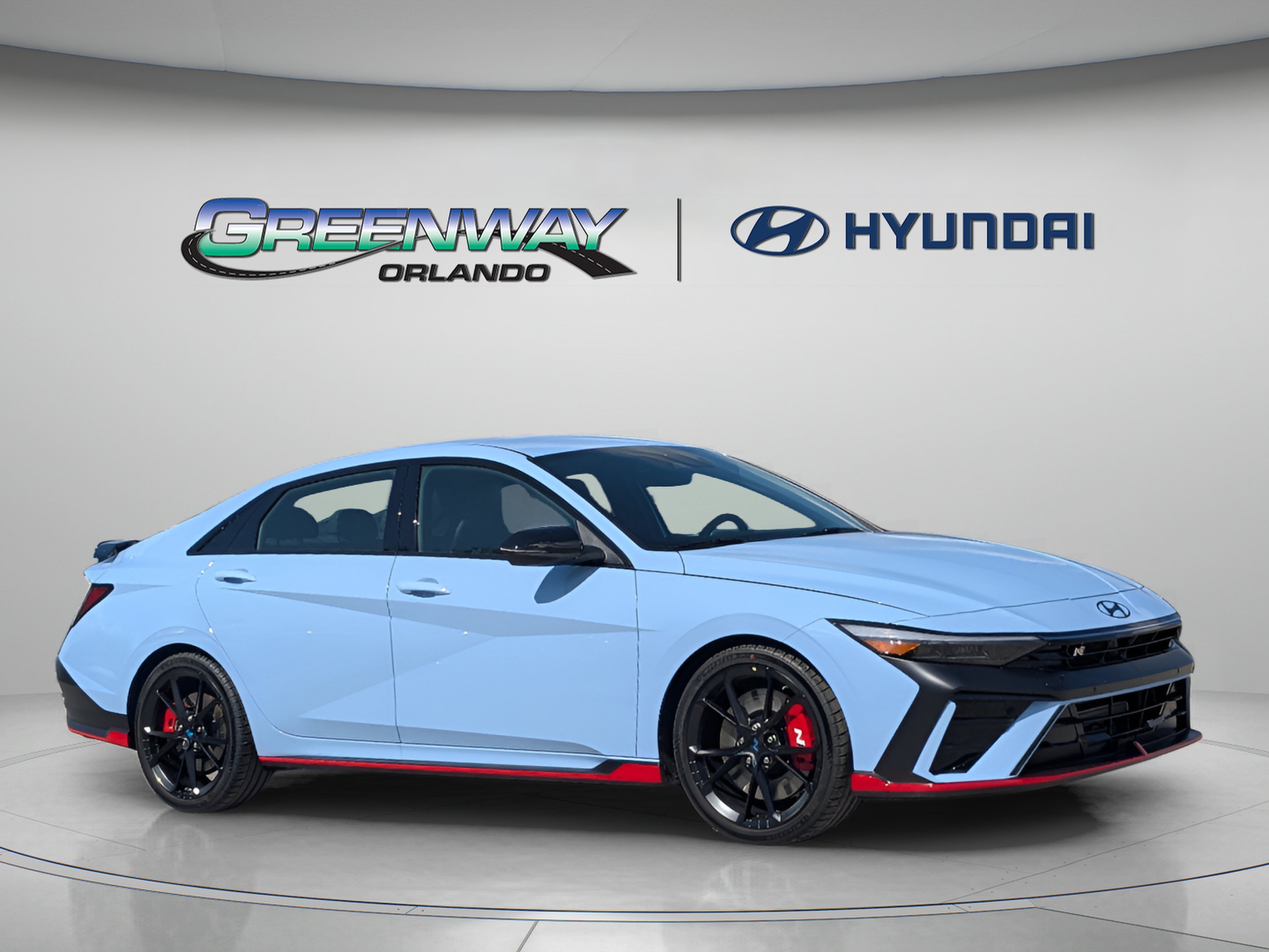 New 2026 Performance Blue Hyundai Sedan image 1