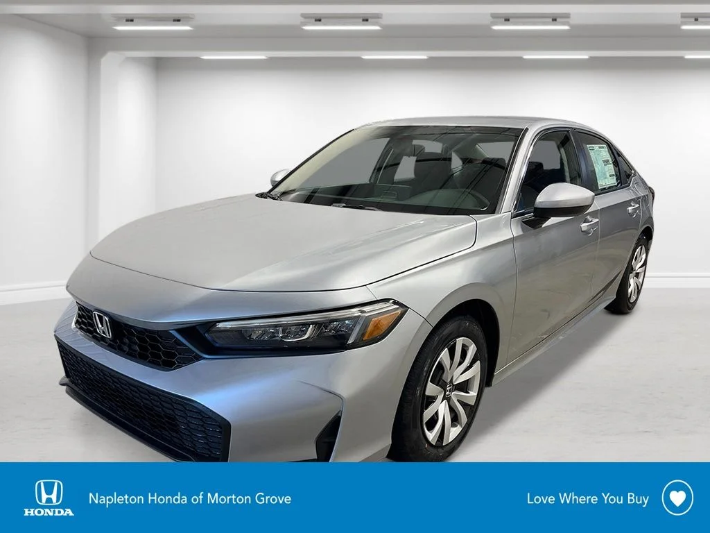 New 2026 Solar Silver Metallic Honda LX image 1