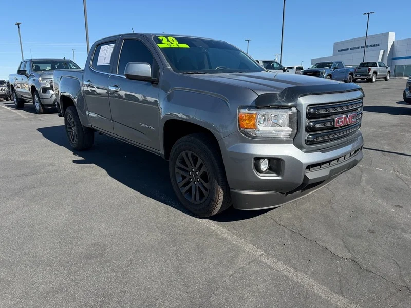 Used 2020 SATIN STEEL METALLIC GMC 2WD SLE image 1