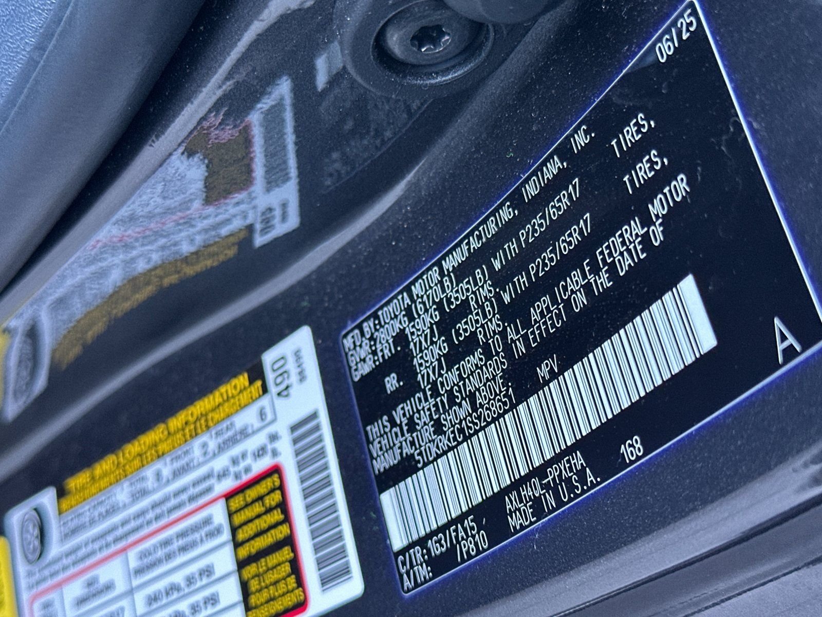 Used 2025 Magnetic Gray Metallic Toyota LE image 25