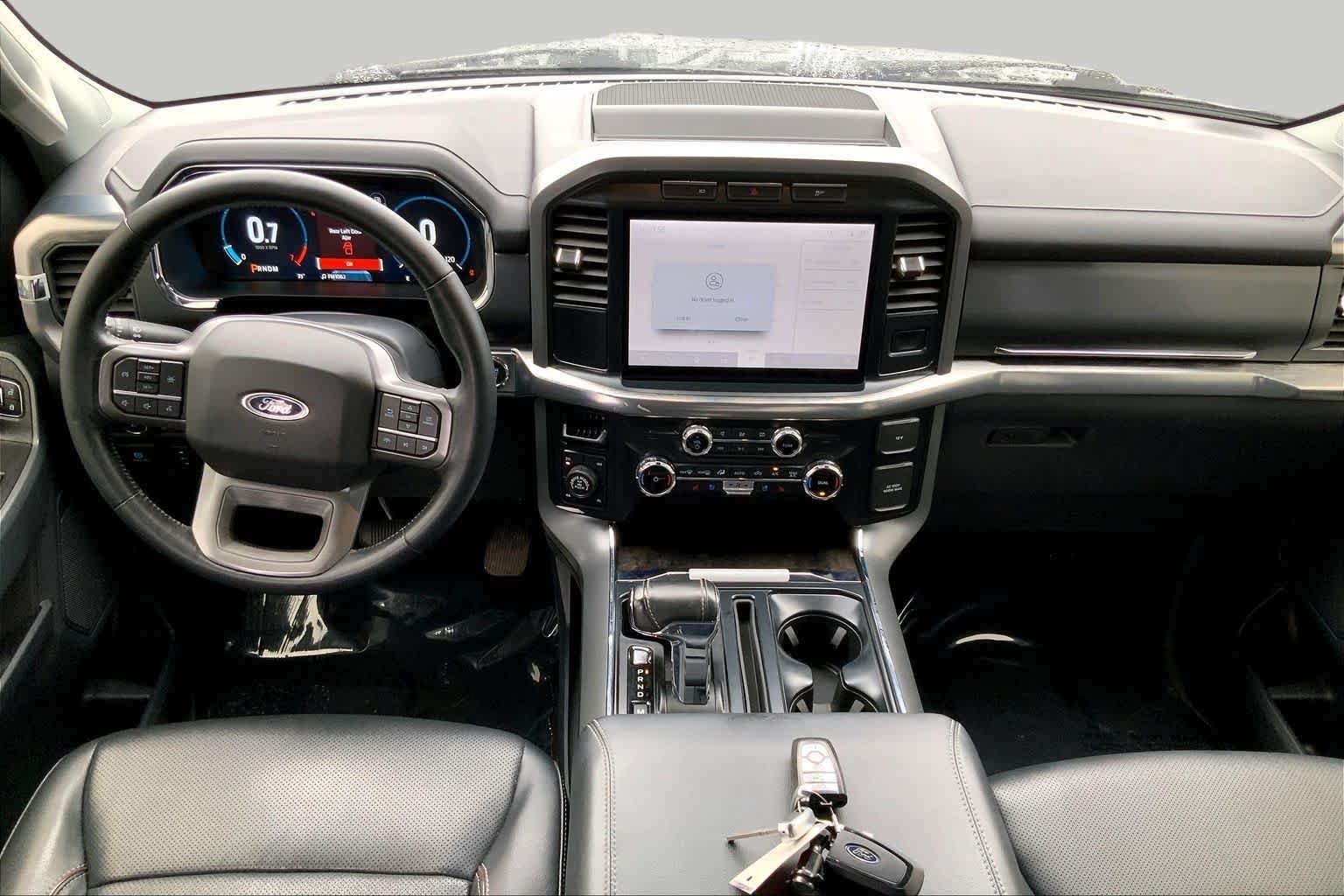 Used 2022 Light Blue Clearcoat Metallic Ford LARIAT image 15