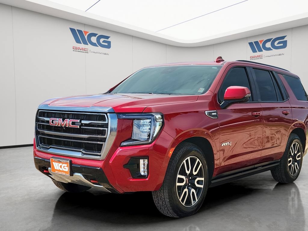 Used 2023 VOLCANIC RED TINTCOAT GMC AT4 image 5