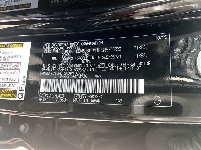 Used 2025 Black Toyota Limited image 34