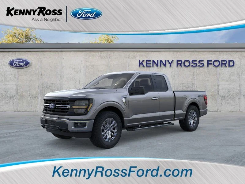 New 2026 Carbonized Gray Metallic Ford XLT image 1
