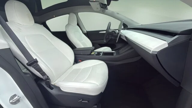 Used 2024 Pearl White Multi-Coat Tesla Standard Range image 11