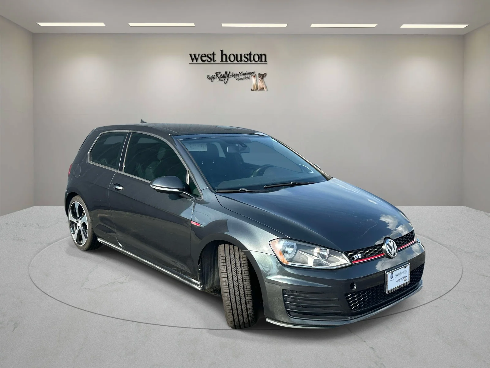 Used 2015 Carbon Steel Gray Metallic Volkswagen 2dr HB DSG S image 4