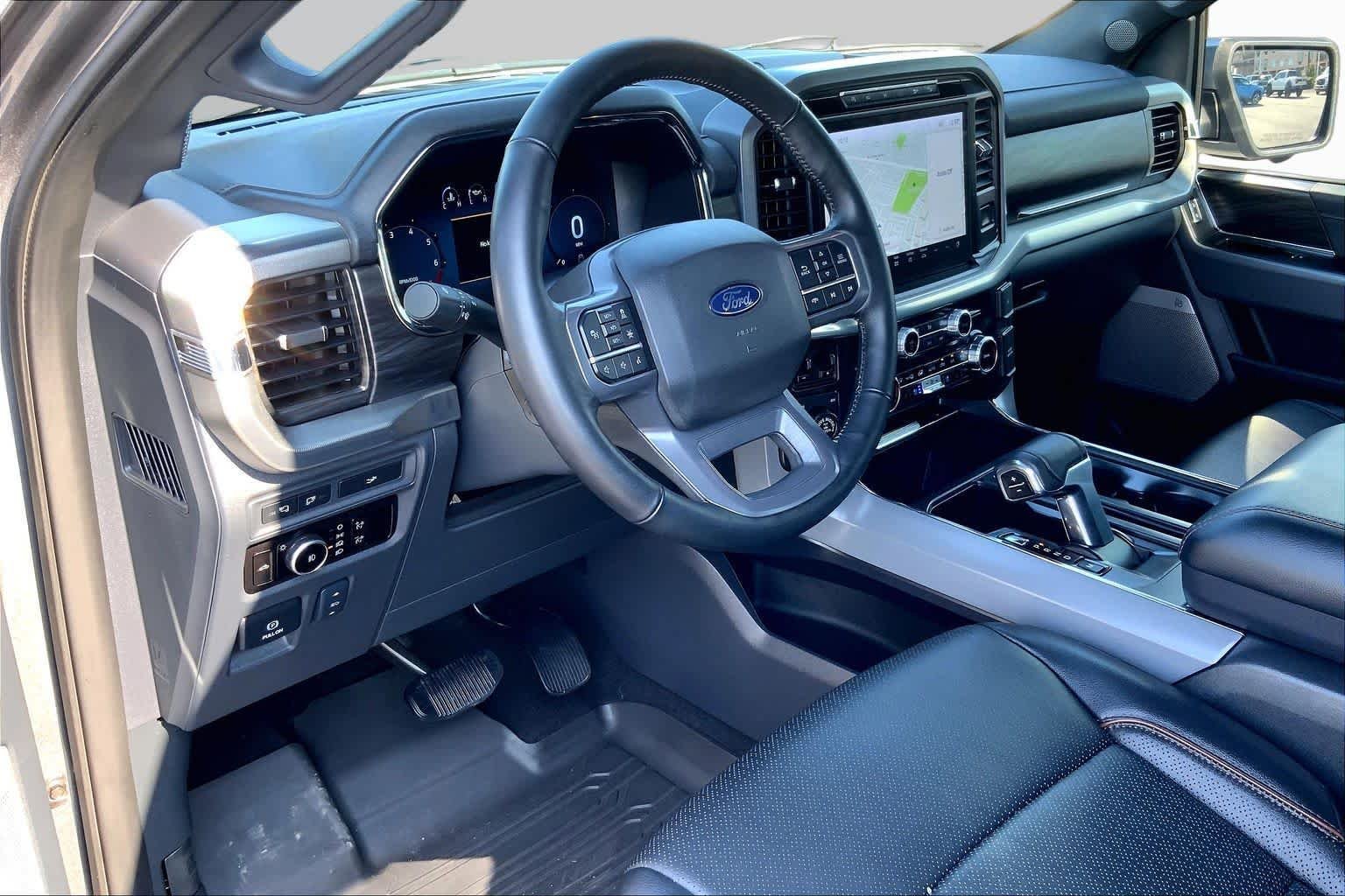 Used 2024 Carbonized Gray Metallic Ford LARIAT image 16