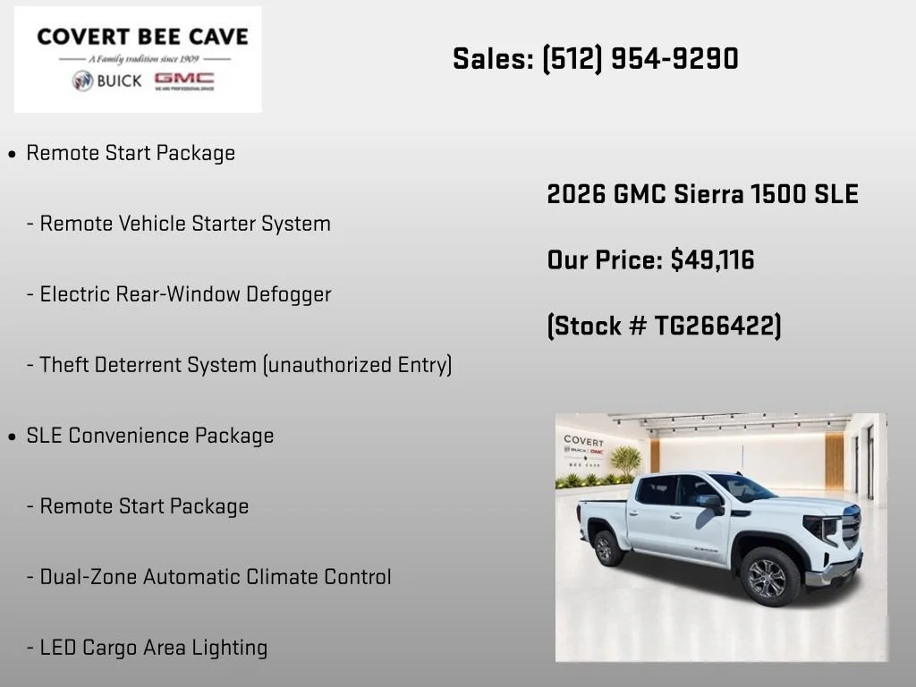 New 2026 Summit White GMC SLE image 25