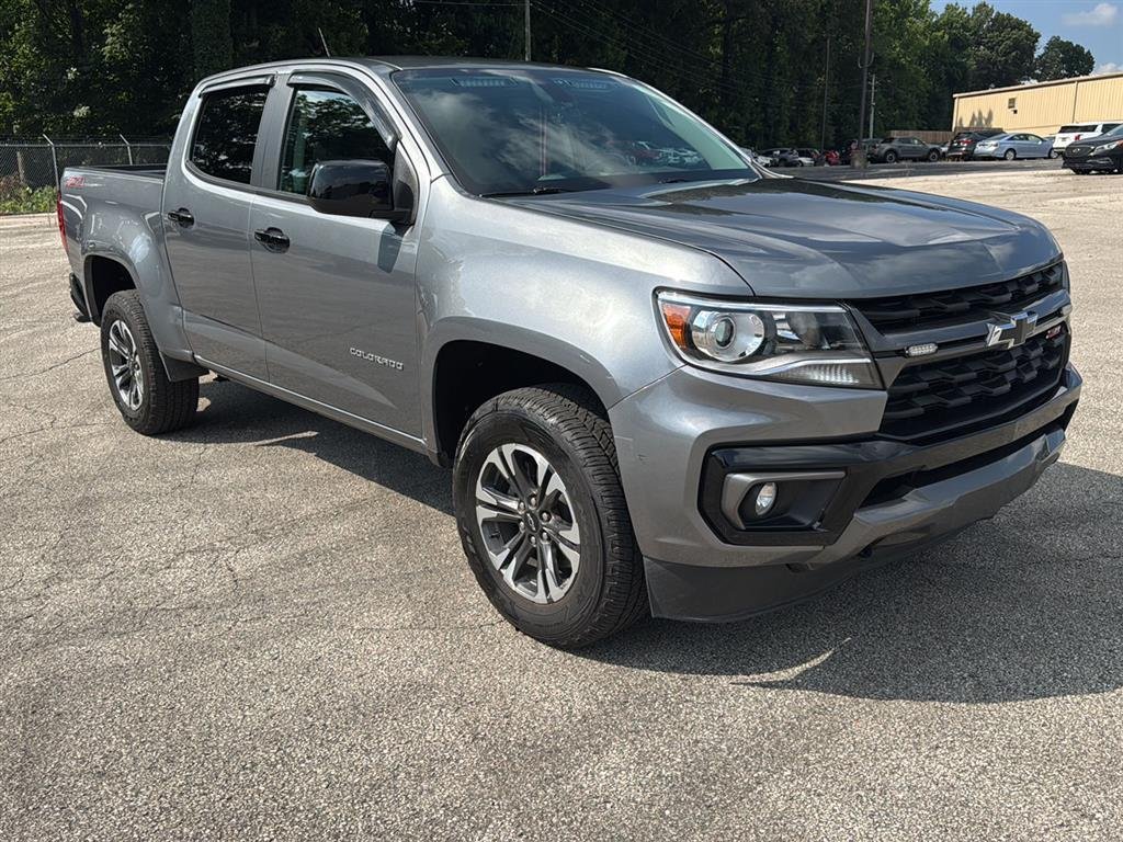 Certified Used 2021 Satin Steel Metallic Chevrolet 4WD Z71 image 1