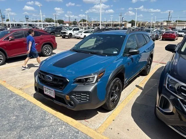 Used 2024 Blue Subaru Wilderness image 2