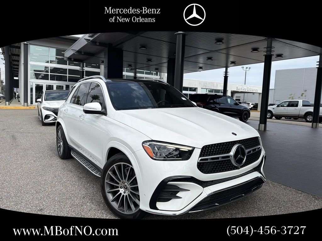 Certified Used 2024 White Mercedes-Benz GLE 450 image 1