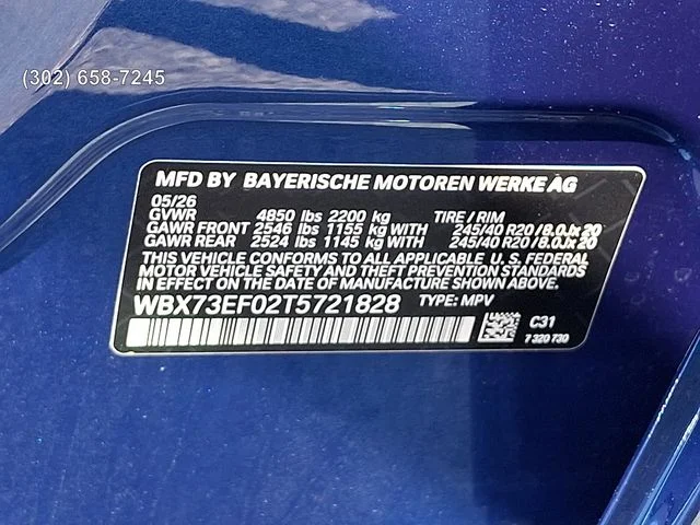 New 2026 Portimao Blue Metallic BMW xDrive28i image 21