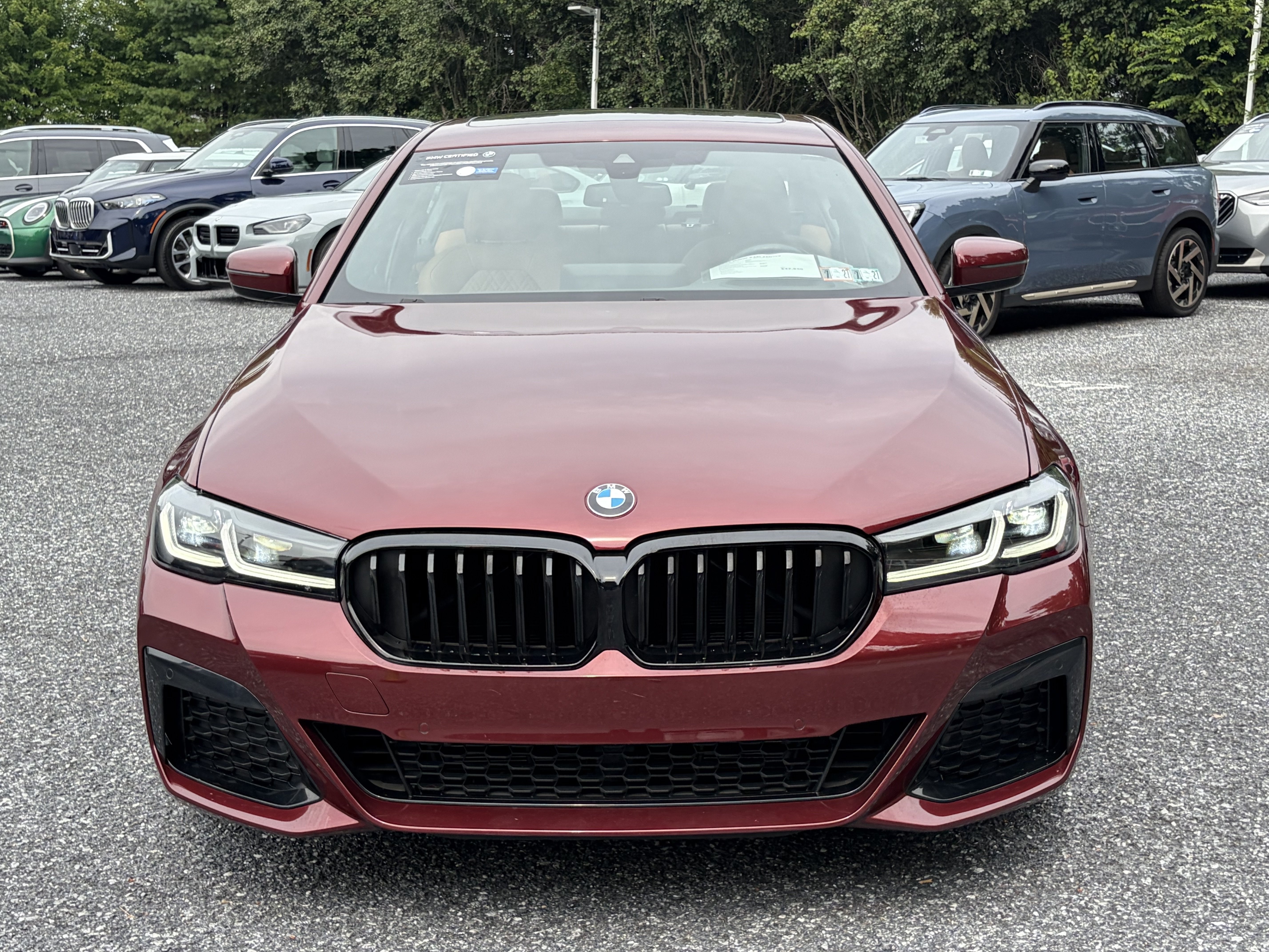 Used 2023 AVENTURIN RED MET BMW 530i xDrive image 2