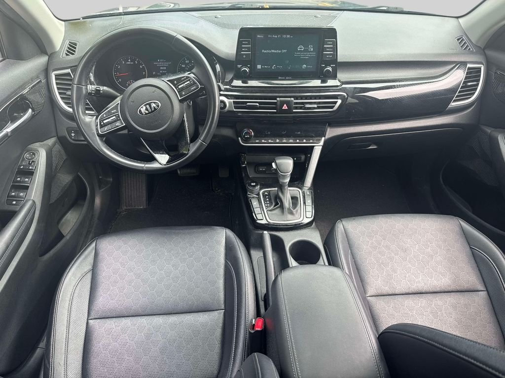 Used 2021 Blue Kia EX image 12