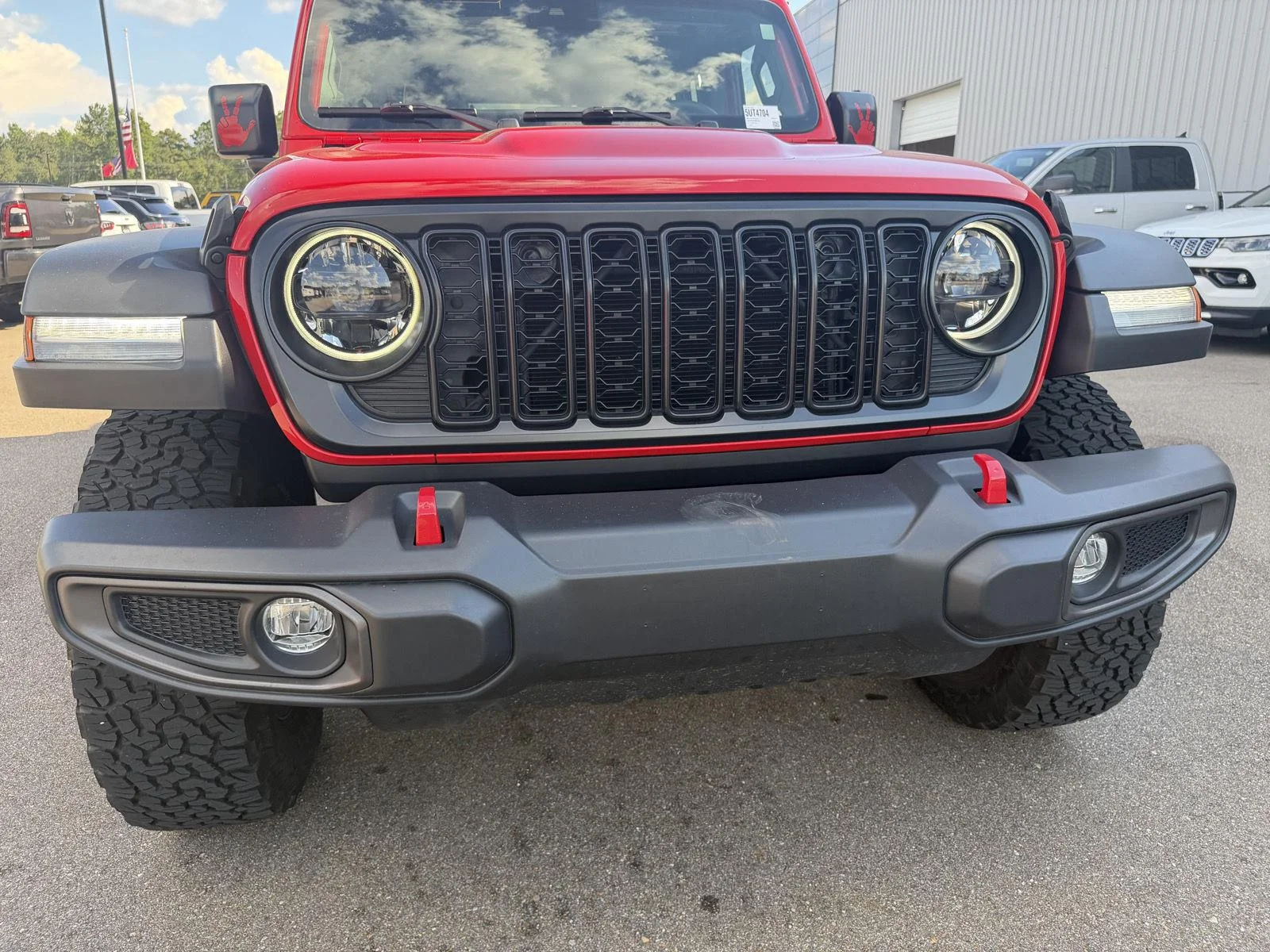 Used 2024 Firecracker Red Clearcoat Jeep Rubicon image 24