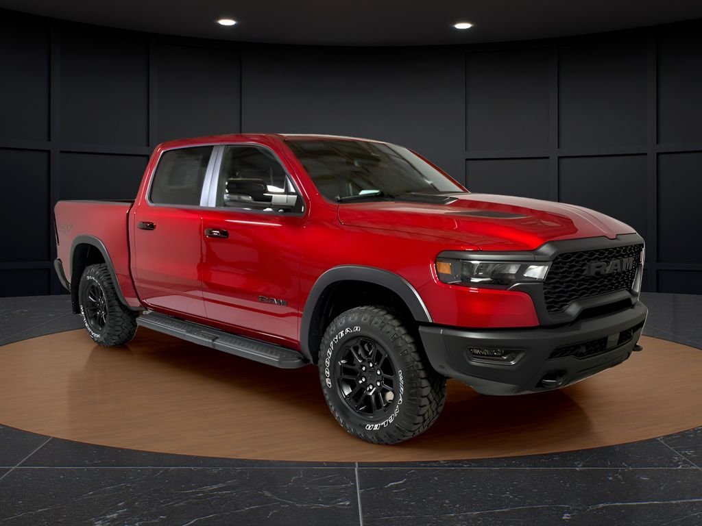 New 2026 Molten Red Pearl-Coat Exterior Paint RAM Rebel image 3