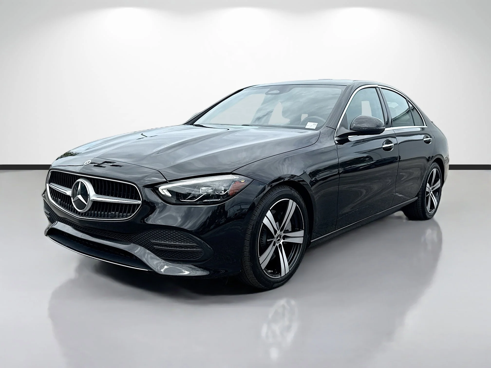 Used 2022 Obsidian Black Metallic Mercedes-Benz C 300 image 7