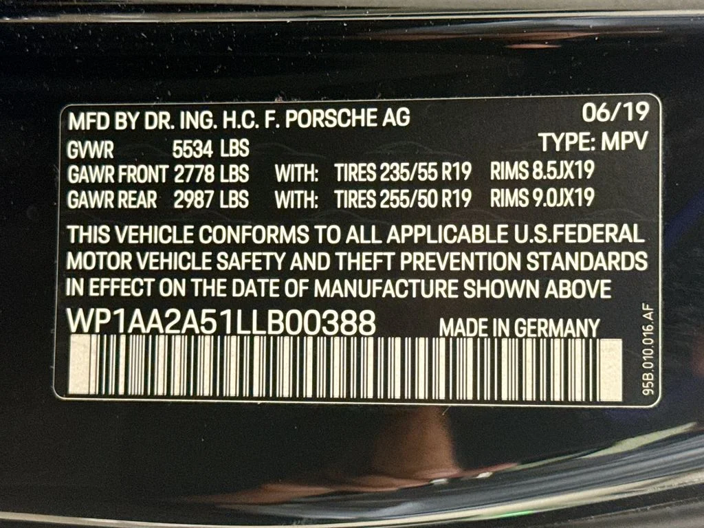 Certified Used 2020 Black Porsche  image 35