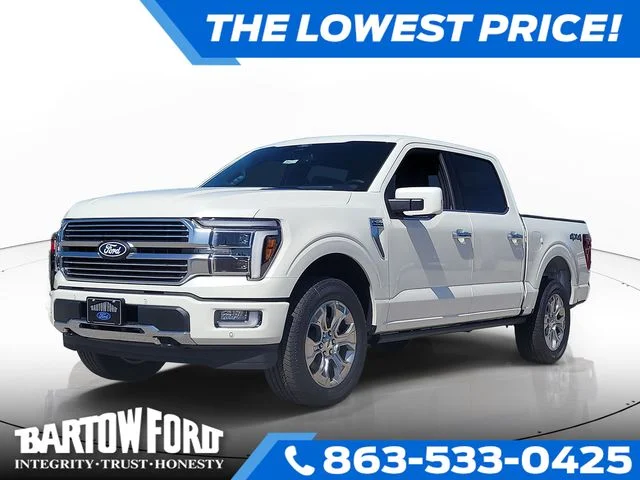 New 2026 White Metallic Ford Platinum image 1