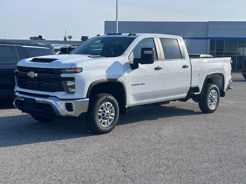 New 2026 Summit White Chevrolet 4WD Crew Cab 159" Work Truck image 2