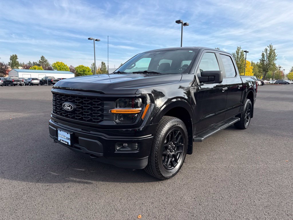 Used 2025 Agate Black Metallic Ford STX image 3