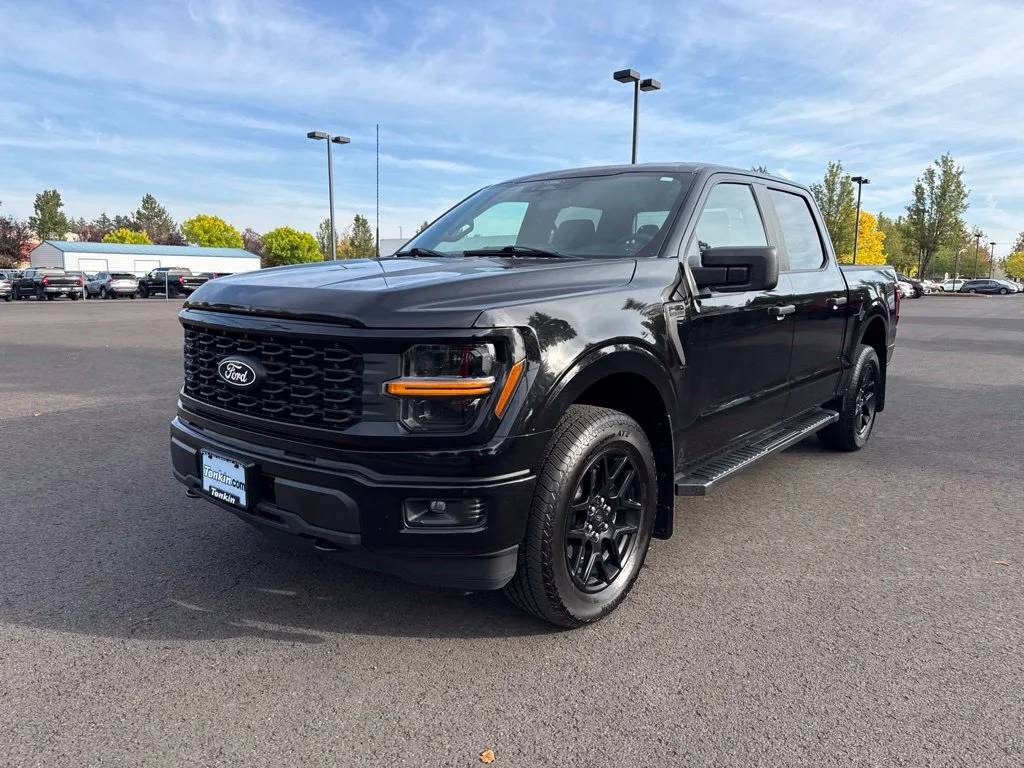 Used 2025 Agate Black Metallic Ford STX image 3