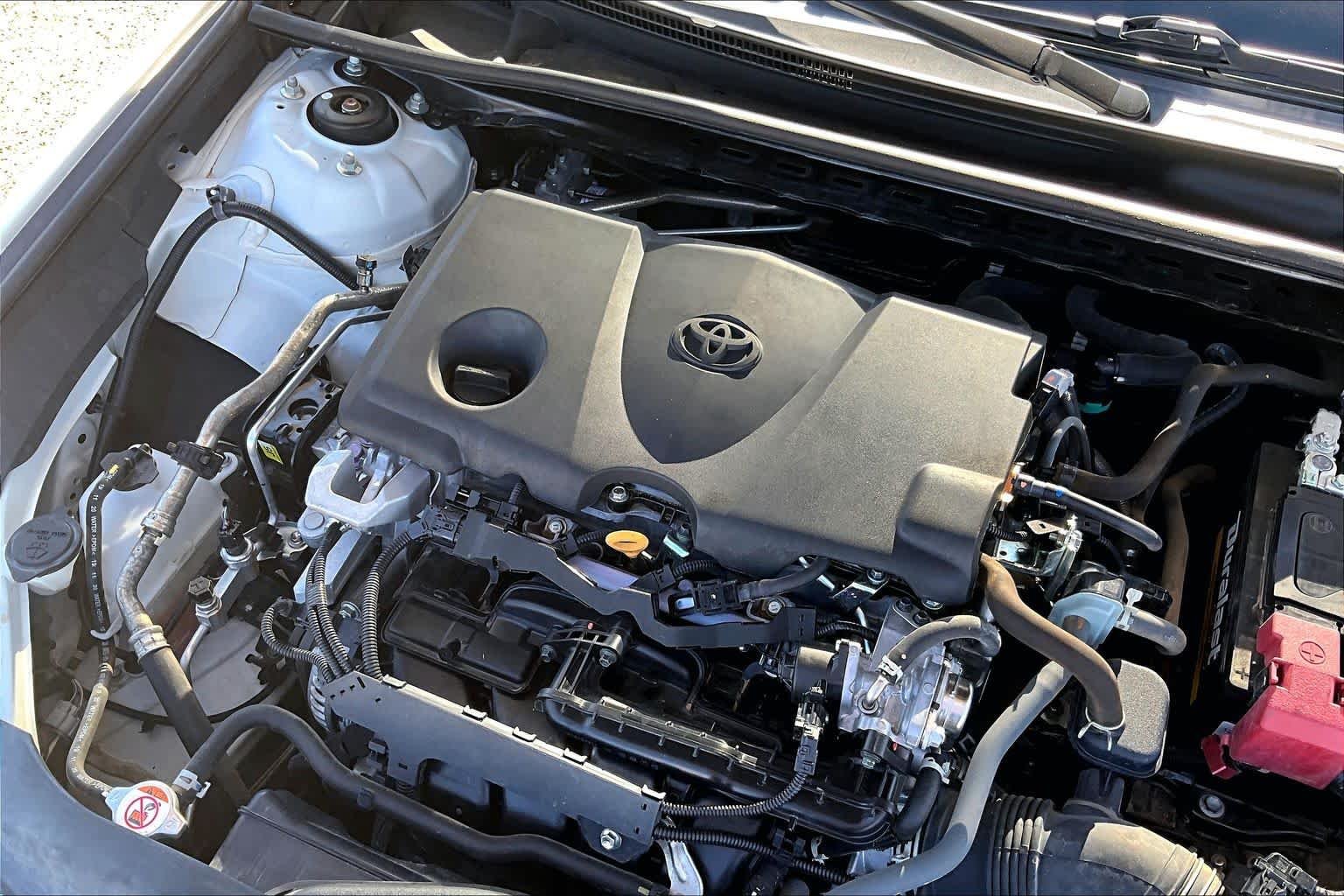 Used 2021 Super White Toyota LE image 34