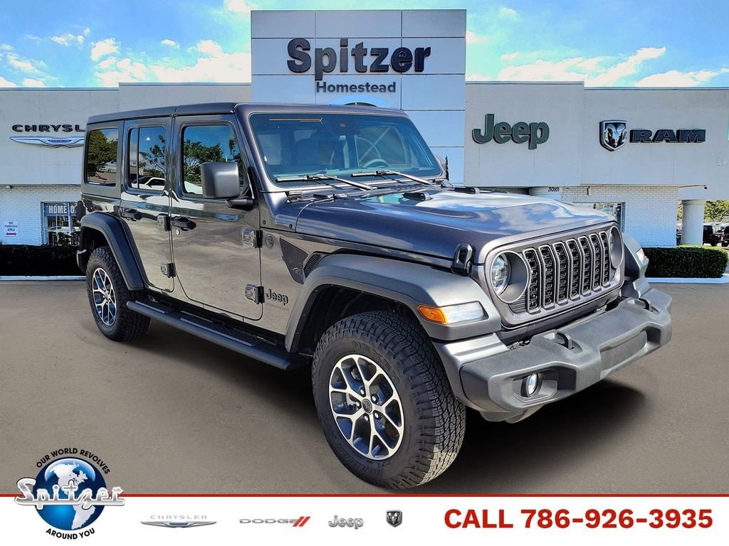 New 2025 Granite Crystal Metallic Clear-Coat Exterior Paint Jeep Sport S image 1