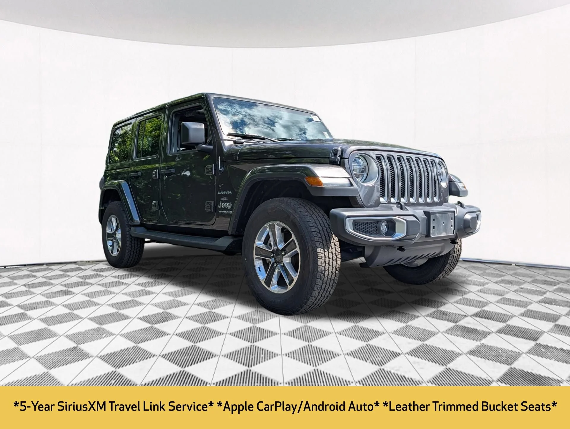 Used 2021 Gray Jeep Sahara 4x4 image 16