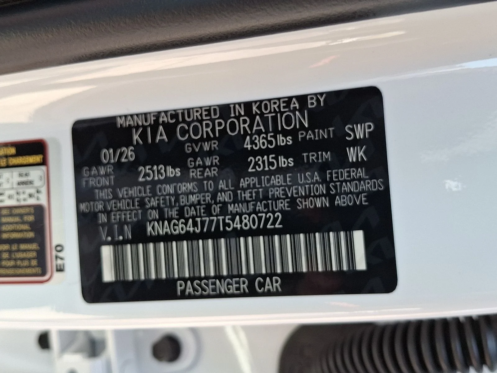 New 2026 White Kia GT-Line image 25